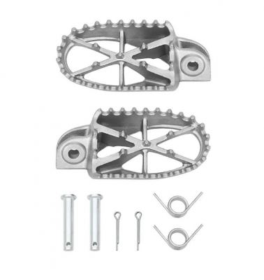 TBparts - Wide Stainless Footpegs for CRF/XR 50/70/80/100