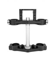 PCM - Billet CNC Triple Clamp in Black For KLX140 with KX85 Forks - photo 1