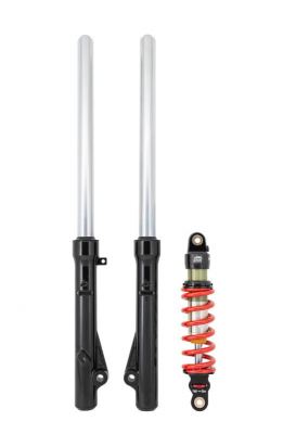 TBparts - Fork Assembly with HD Springs and 250lb DNM Shock Kit for CRF110