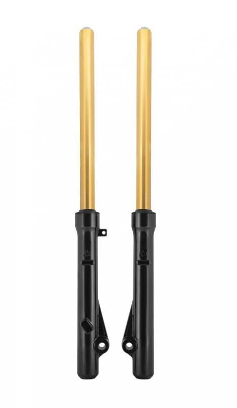 TBparts - Fork Assembly with HD Springs and Gold Ti Coated Uppers for CRF110