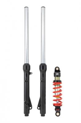TBparts - Fork Assembly with HD Fork Springs and 300lb DNM Shock Kit for KLX110L