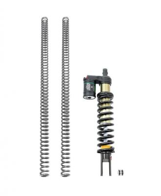 TBparts - DNM 450lb Fully Adjustable Rear Shock and HD Fork Springs Kit for KLX140R & L