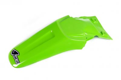UFO - Re-styled Rear Fender in Green for KLX 110 2002-2009