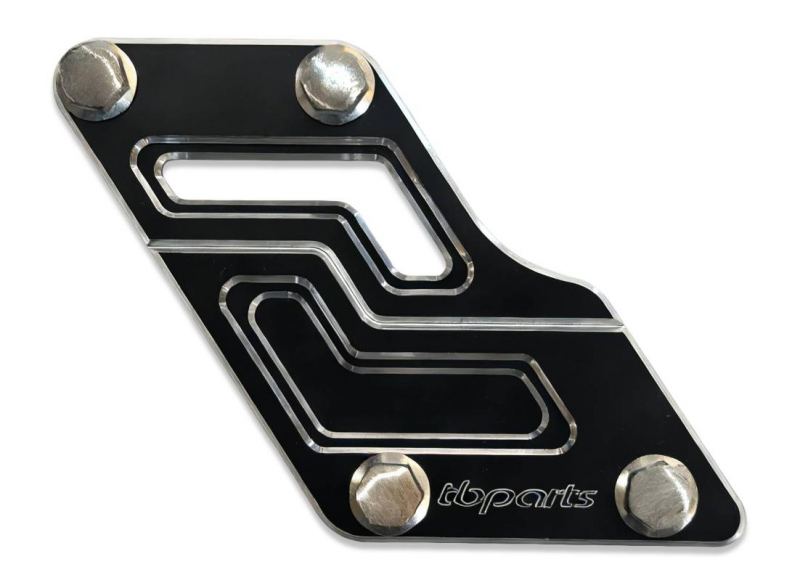 TBparts - Chain Guide Heavy Duty CNC in Black for KLX140