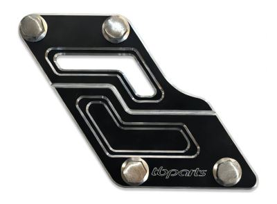 TBparts - Chain Guide Heavy Duty CNC in Black for KLX140