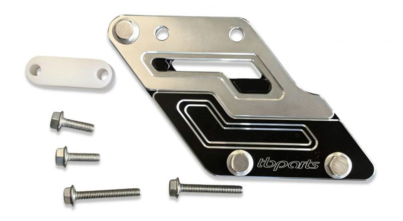 TBparts - Chain Guide Heavy Duty CNC in Black for KLX110