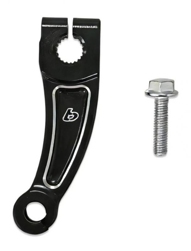 TBparts - Front Brake Arm Heavy Duty CNC in Black for KLX110