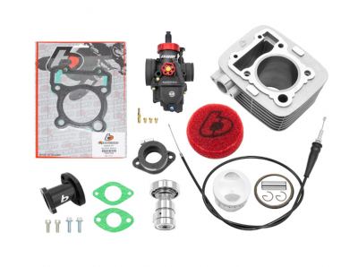 TBparts - 170cc Big Bore Kit with Cam and Nibbi 26mm Carb Kit for KLX140
