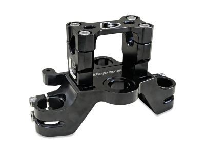TBparts - CNC Top Clamp in Black for CRF110 and CRF125