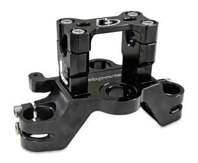 TBparts - CNC Top Clamp in Black for CRF110 and CRF125