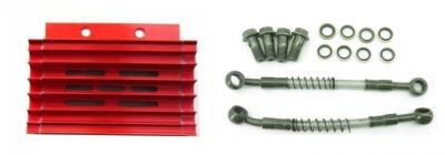 Billet Aluminum Oil Cooler Red - CRF50 & Pit Bikes