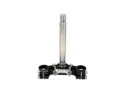 TBparts - CNC Bottom Triple Clamp in Black for KLX110