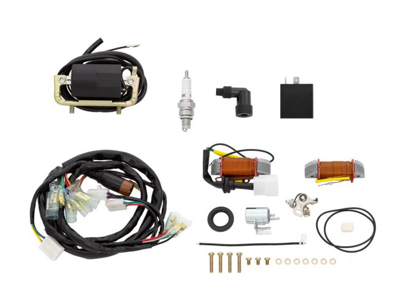TBparts - Wire Harness and Electrical Kit for CT70 K3 - 1976