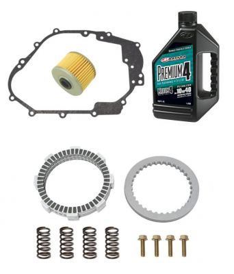 TBparts - Heavy Duty 5 Plate Kevlar Clutch and Oil Change Kit for KLX140