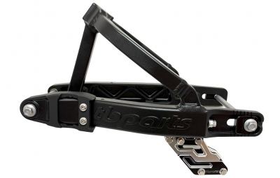 TBparts - Aluminum +2 Swingarm in Black with Chain Guide for CRF110