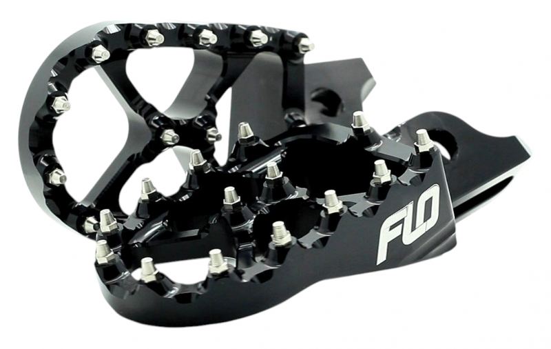 FLO Motorsports - Pro Series Foot Pegs in Black for KLX140