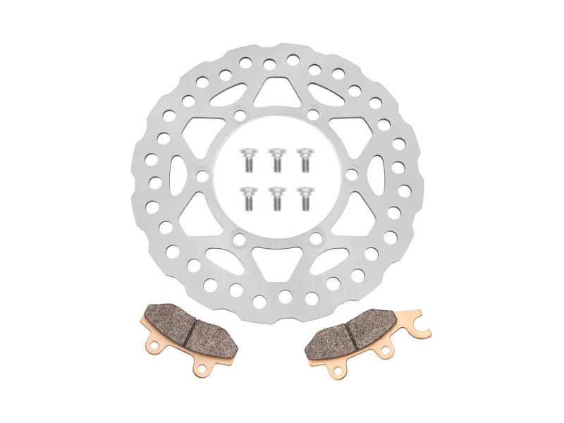 TBparts - Front Brake Pad and Rotor Kit for KLX140 (R & L Models)