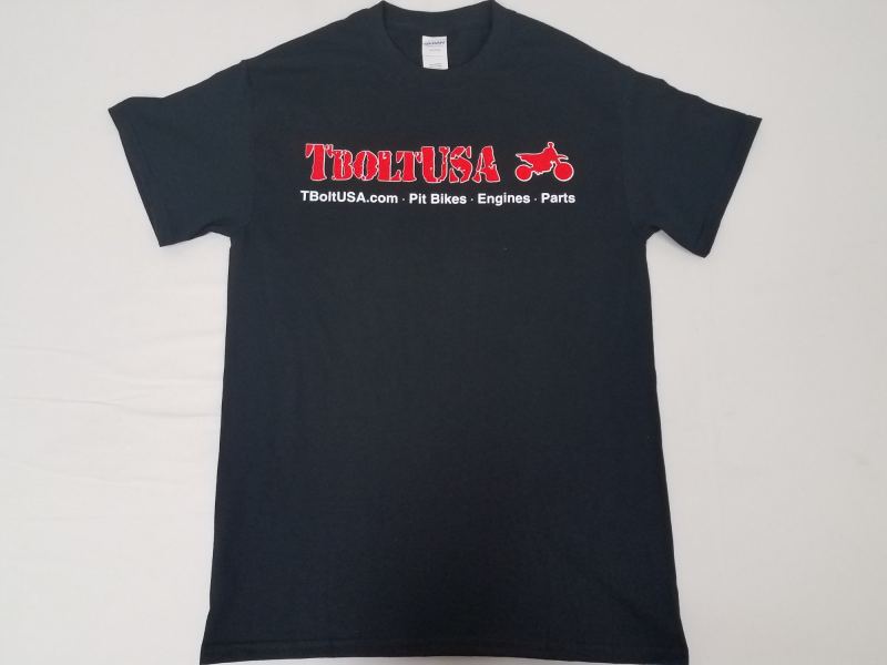 TBolt USA Shirt with Pit Bike Silhouette - Medium