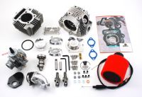TBParts - Roller Rocker Race Head V2 114cc Big Bore w/ VM26 Carb Kit  China 90cc-110cc engines