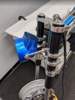 CNC head light bracket for Inverted fork kit for CT70 - photo 3