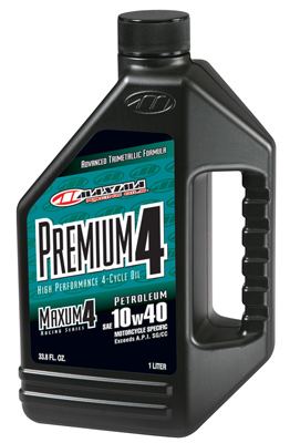 .Maxima Maxum 4 Premium 4 Cycle Oil - 10W-40 Non-Synthetic