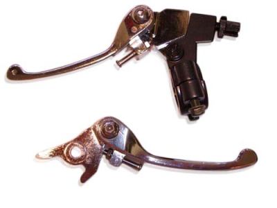 .TRC Pivot Lever set For Pit Bikes SSR70-125cc - Silver