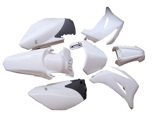 SSR - TR Model and Yamaha TT-R110 Style Plastic Set in White