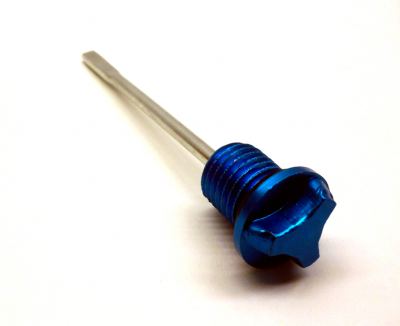 Dip Stick - Blue Aluminum