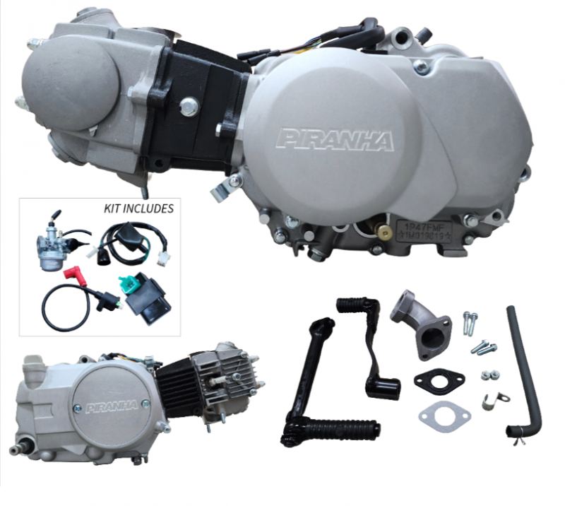 Piranha 90cc Semi-Auto Engine  w/ carb & electrical