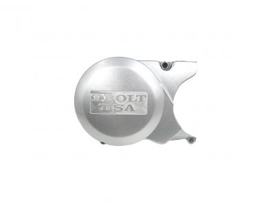 T Bolt USA MX Type Ignition Cover in Silver