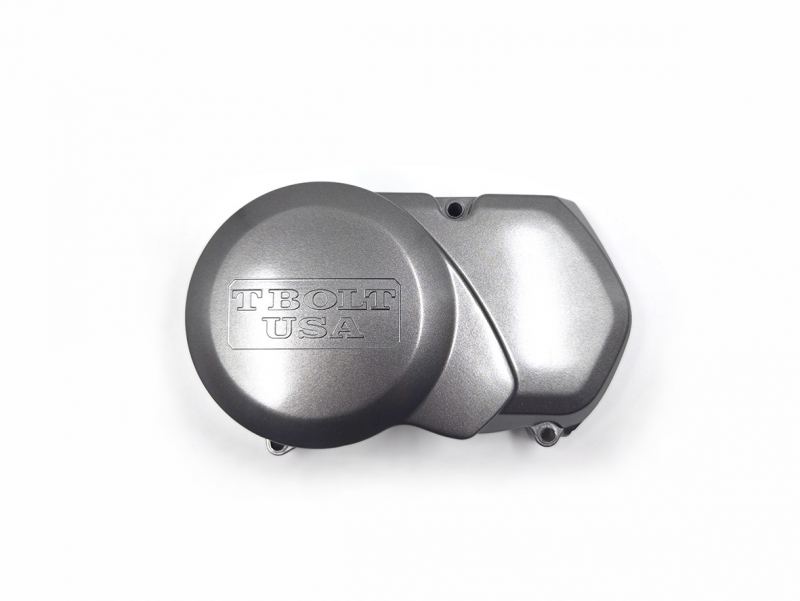 TRC - T Bolt USA Ignition and Sprocket Cover in Silver