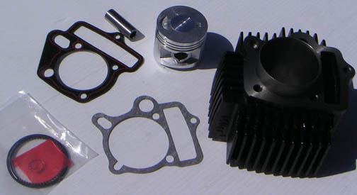 Rebuild kit for China 120-125 52.5mm bore with 14mm wrist pin 78mm tall cylinder