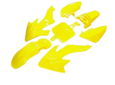 Pit bike and CRF50 Plastic set - YELLOW