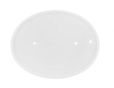 TBParts - Number Plate for Honda Z50 82 & 86 Models - White