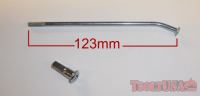 Spoke and Spoke Nipple 123mm Overall