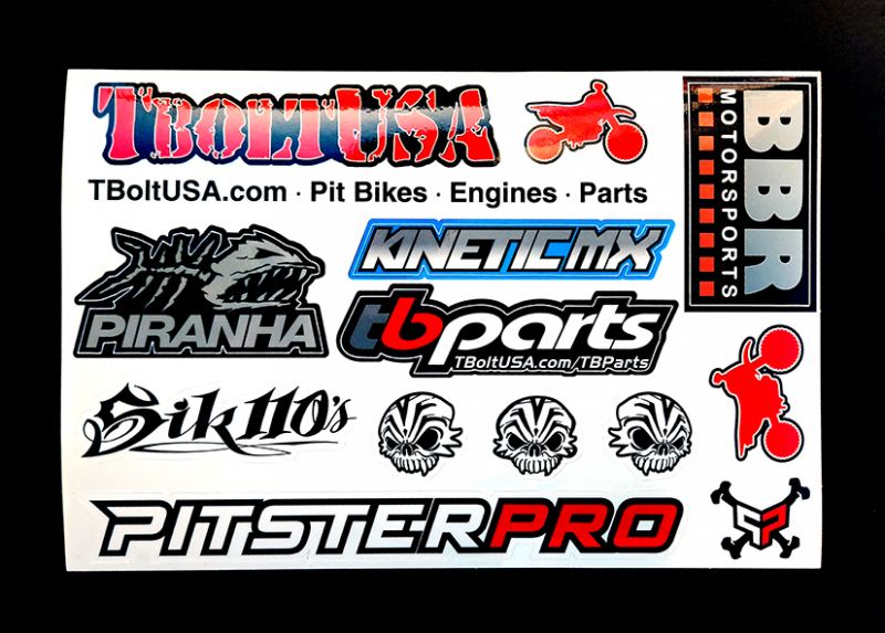 Mini MX Pit bike Sticker Pack (Online Only - One Per Customer)