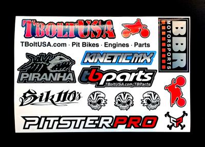 Mini MX Pit bike Sticker Pack (Online Only - One Per Customer)