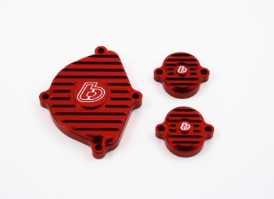 .TBParts - Billet Cover set Red DRZ110 KLX110 Z125