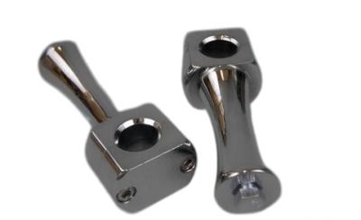 CHROMED HANDLE HOLDER 100MM - Honda Dax CT70 & Trail 70