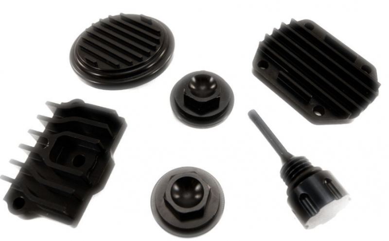 ENGINE DRESS UP KIT BLACK - Honda CRF50 Dax CT70 & Trail 70 Z50