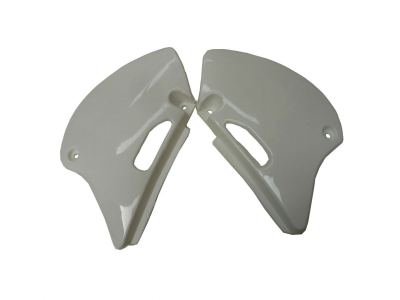 KLX110 Short-Type Side Number Plates White BBR Type