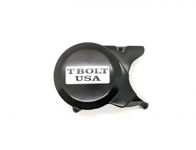 T Bolt USA MX Type Ignition Cover  Black