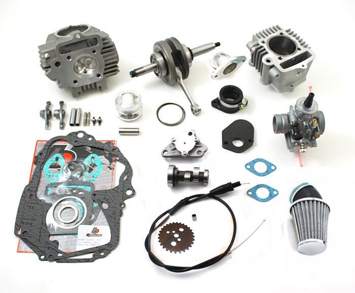 TBParts - Vintage Honda 108cc Stroker big bore & 26mm Carb kit  CT70 ALL 4 speed & 80-81 3 speed