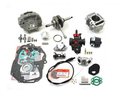 TBParts - Vintage Honda 108cc Stroker big bore & Nibbi 24mm Carb kit  69-81 Z50