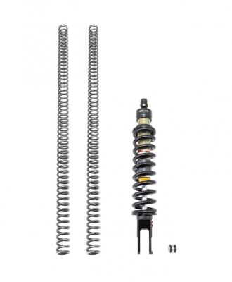 TBparts - DNM 450lb Rear Shock with Adjustable Rebound and HD Fork Springs Kit for KLX140R & L