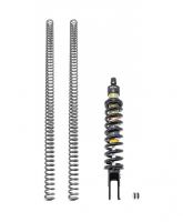 TBparts - DNM 450lb Rear Shock with Adjustable Rebound and HD Fork Springs Kit for KLX140R & L - photo 1
