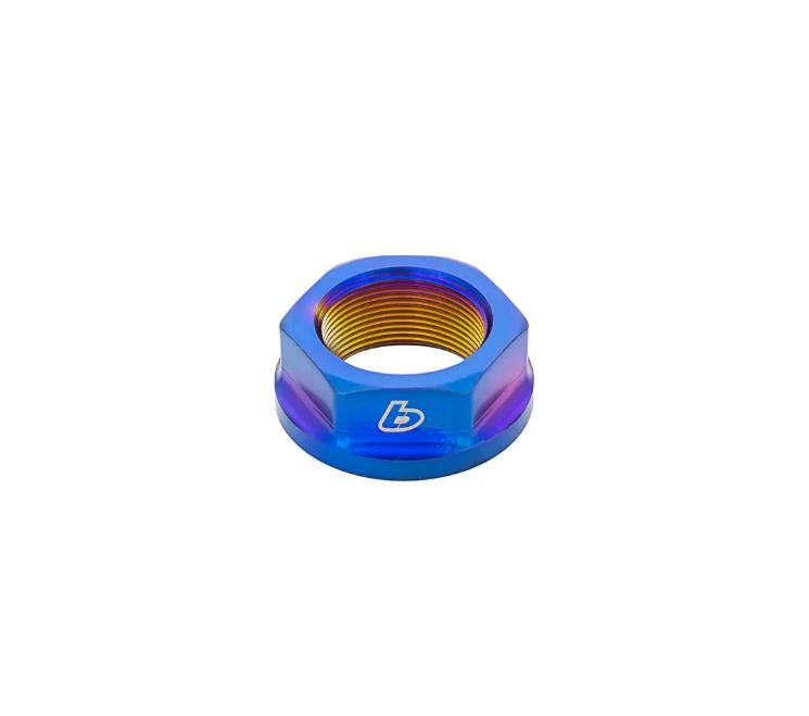 TBparts - Top Clamp Nut anodized Ti For KLX140, KX85, YZ85