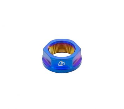 TBparts - Top Clamp Nut anodized Ti For KLX140, KX85, YZ85