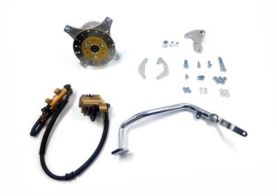 CT70 Rear Disc Brake Conversion Kit For Use with CT70 Extended Aluminum Swingarm TRC-10983
