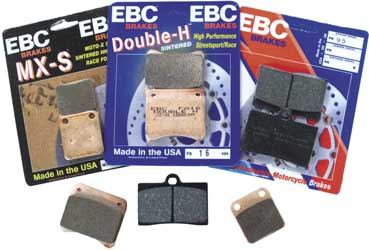 EBC - Rear Brake Pad Set - Honda CRF150R CR250R, CRF250/450R/,SSR SR250S- Hi Performance